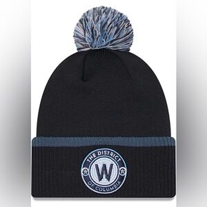 NWOT Washington Nationals New Era Navy 2025 City Connect Official Mens Knit Cap.